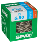 Preview: SPAX Edelstahlschraube, 5 x 50 mm, 175 Stück, Teilgewinde, Senkkopf, T-STAR plus T20, 4CUT, Edelstahl rostfrei A2, 4197000500506